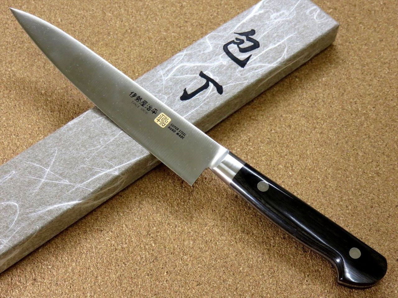 Japanese SETO ISEYA-A Kitchen Petty Utility Knife 150mm 5.9" Bolster SEKI JAPAN