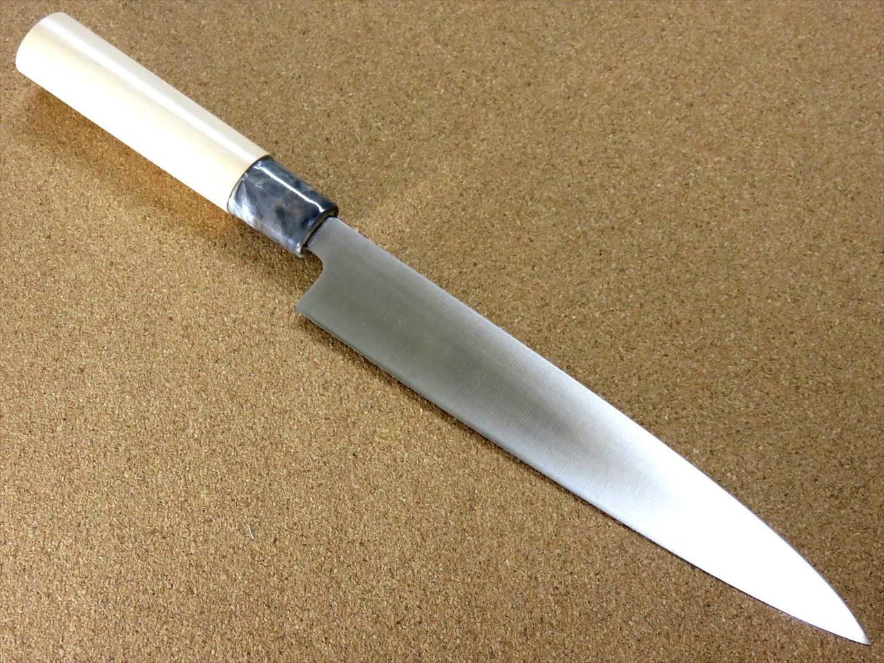 Japanese Kitchen Sashimi Yanagiba Knife 8.3 inch Left handed Natural wood JAPAN