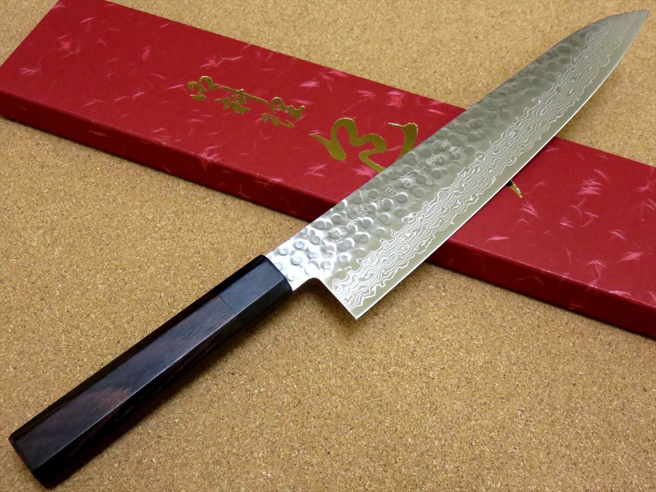 Japanese Kitchen Gyuto Chef's Knife 240mm 9.4 inch Damascus 45 Layers SEKI JAPAN