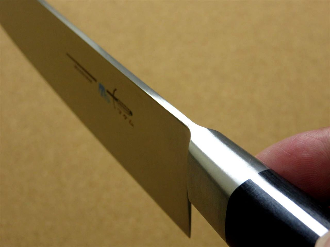 Japanese Kitchen Santoku Knife 170mm 6.7 inch Meat Fish cut Bolster SEKI JAPAN
