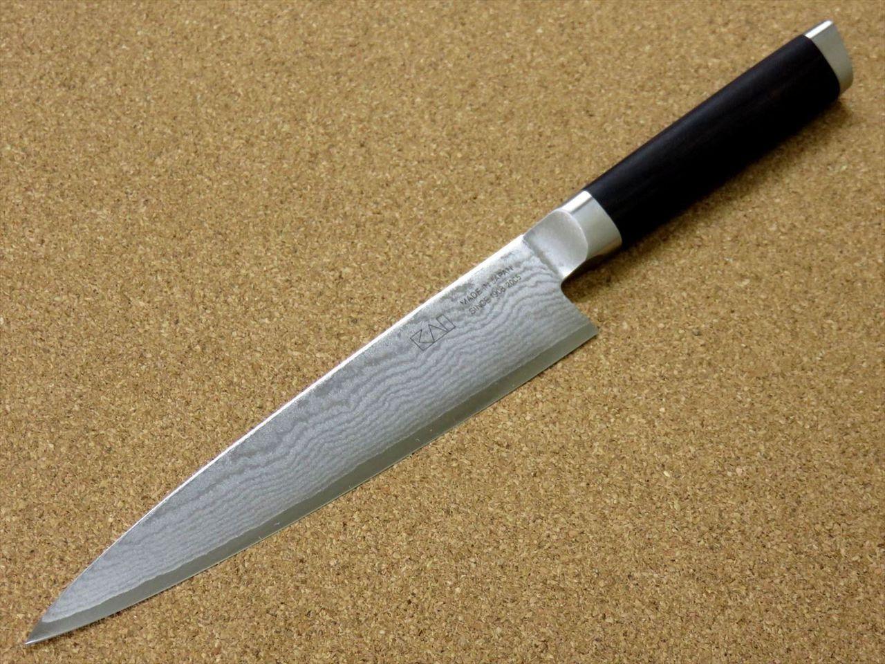 Japanese KAI MAGOROKU Kitchen Petty Utility Knife 150mm 6" Damascus steel JAPAN