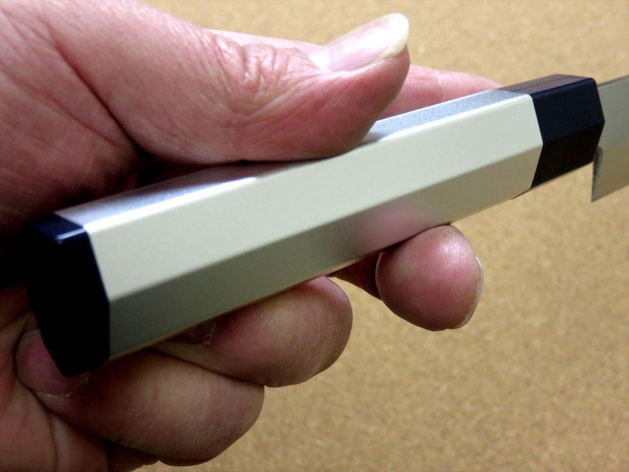 Japanese Kitchen Sashimi Knife 8.3 inch Aluminum Handle Single edged SEKI JAPAN