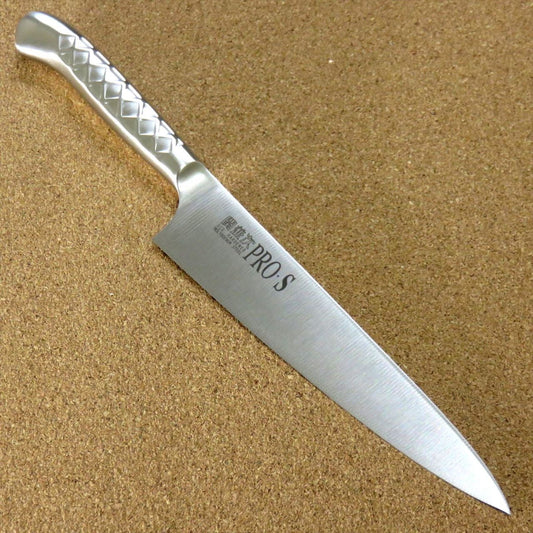 Japanese PRO-S Kitchen Petty Utility Knife 5.9 inch Stainless Handle SEKI JAPAN