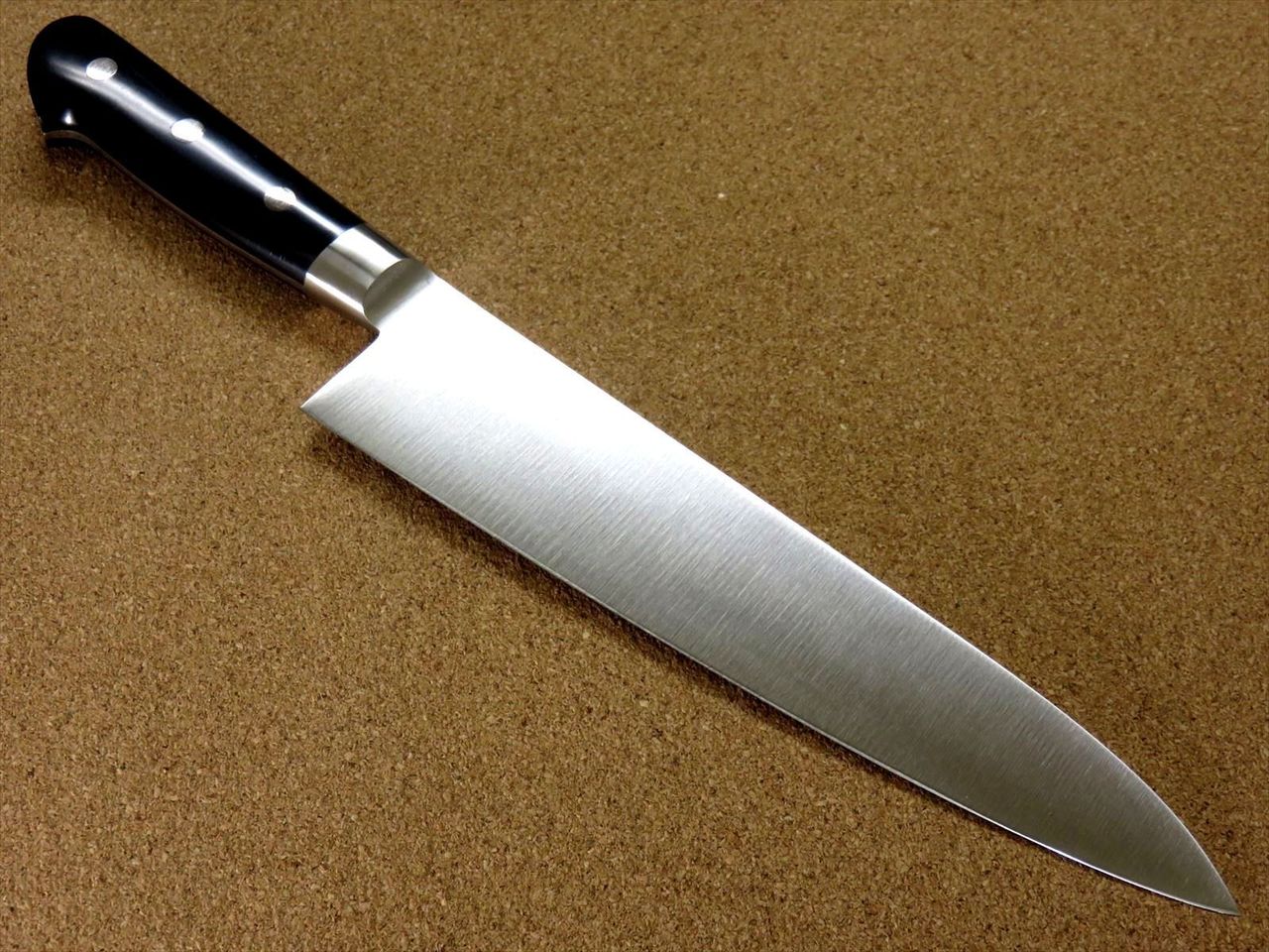 Japanese SETO ISEYA-F Kitchen Gyuto Chef's Knife 8.3" Micarta Bolster SEKI JAPAN