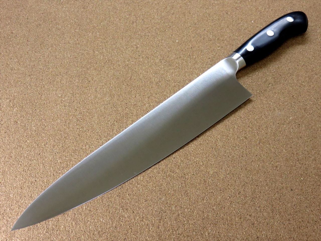 Japanese PRO-M Kitchen Gyuto Chef's Knife 10.6 inch Meat Fish cutting SEKI JAPAN