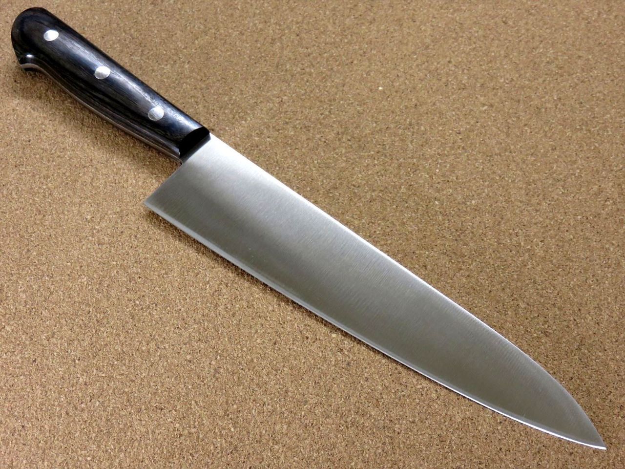 Japanese SETO ISEYA-D Kitchen Gyuto Chef's Knife 8.3" Black packer SEKI JAPAN