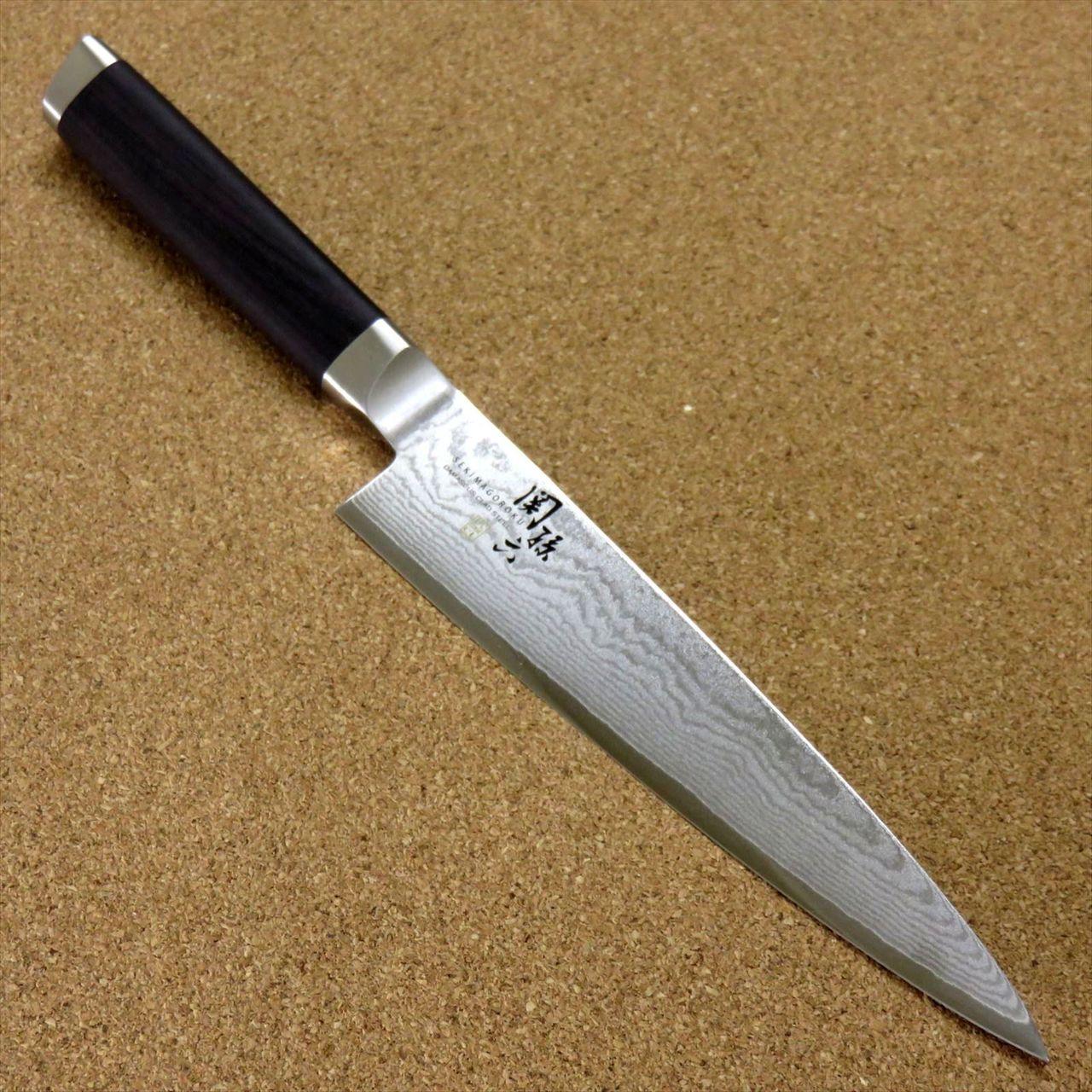 Japanese KAI MAGOROKU Kitchen Petty Utility Knife 150mm 6" Damascus steel JAPAN