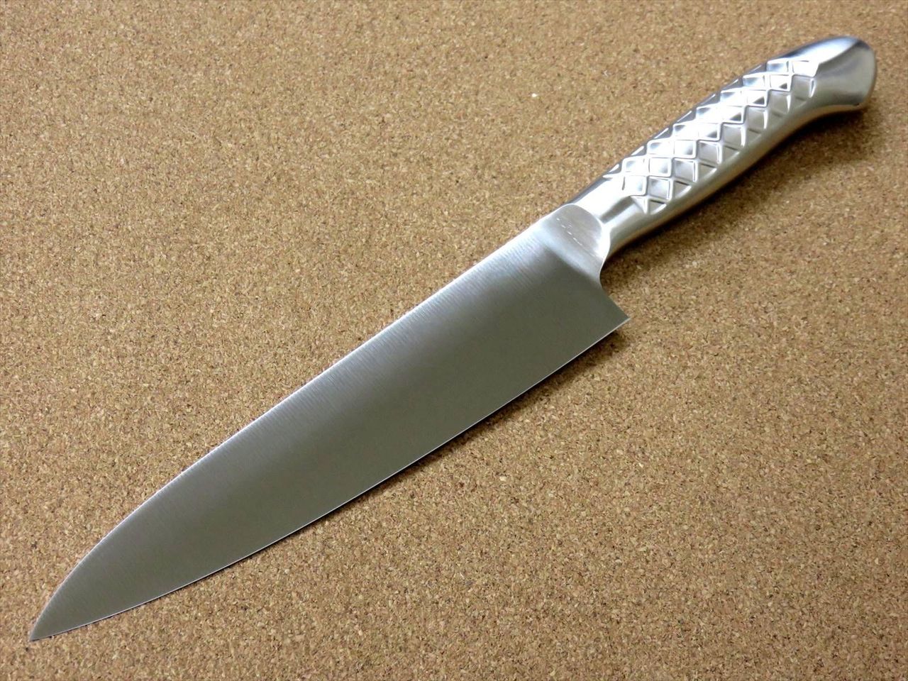 Japanese PRO-S Kitchen Gyuto Chef's Knife 7.1 inch Stainless Handle SEKI JAPAN