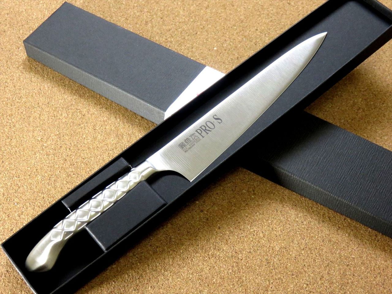 Japanese PRO-S Kitchen Petty Utility Knife 5.9 inch Stainless Handle SEKI JAPAN