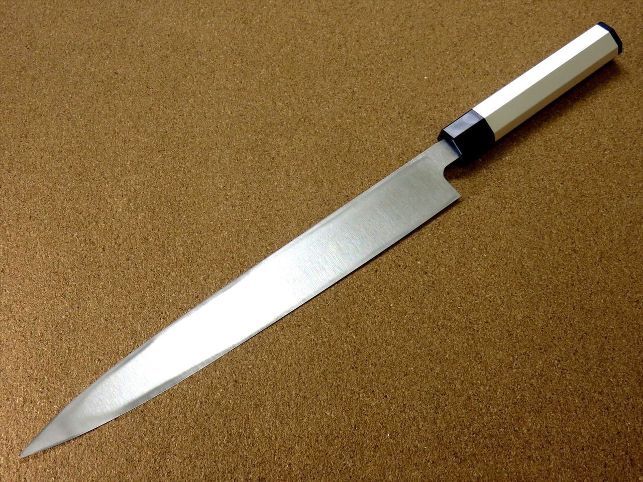 Japanese Kitchen Sashimi Knife 10.6 inch Aluminum Handle Single edged SEKI JAPAN