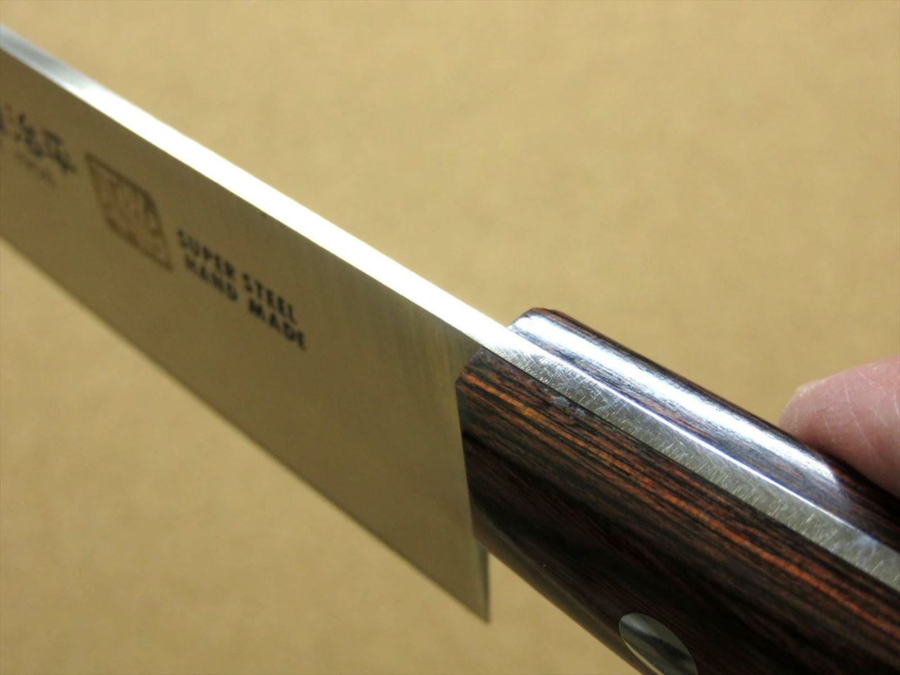 Japanese SETO ISEYA-E Kitchen Gyuto Chef's Knife 180mm 7.1" Mahogany SEKI JAPAN