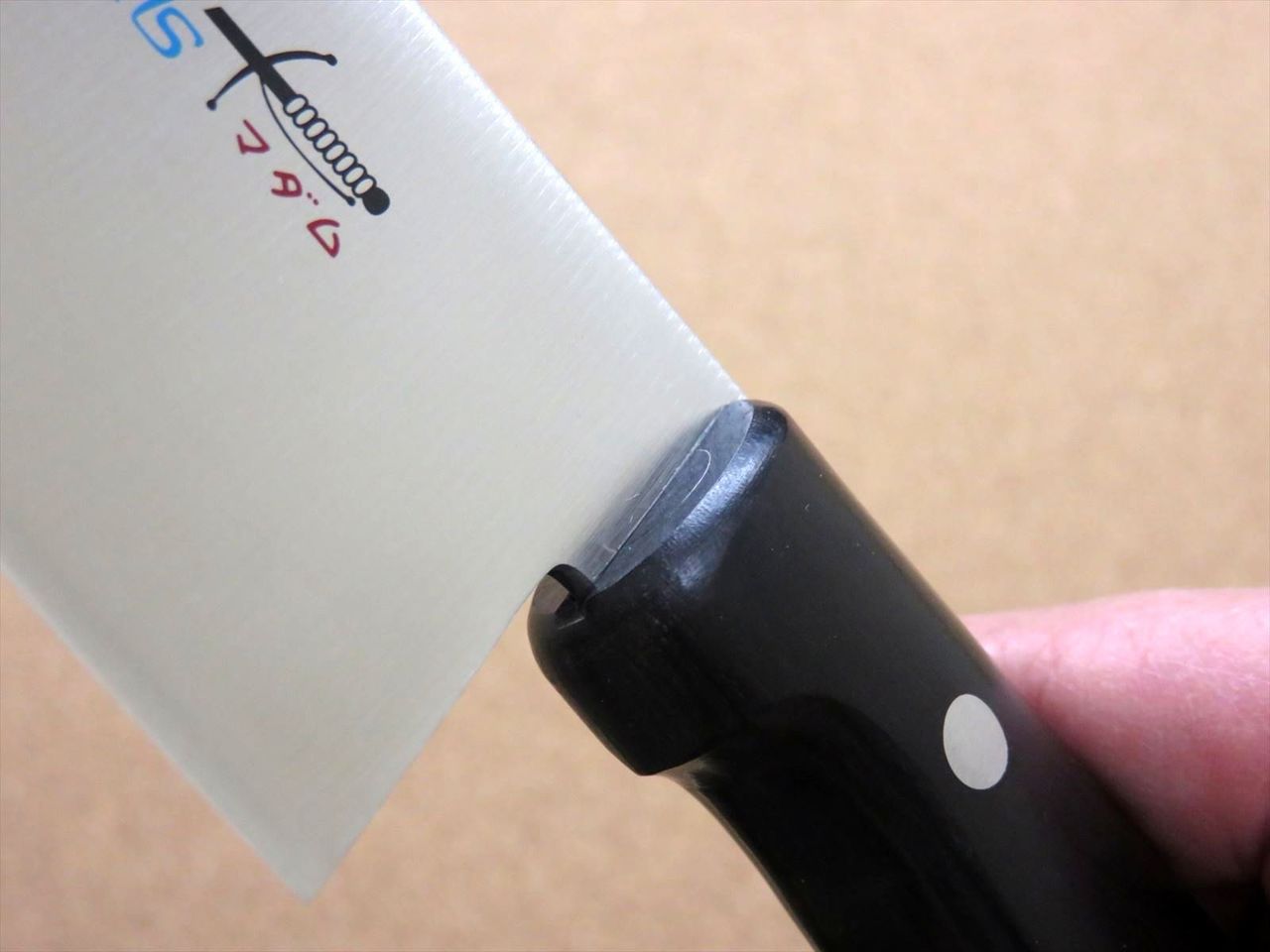 Japanese Kitchen Santoku Knife 170mm 6.7 inch Round handle SEKI JAPAN Japonais
