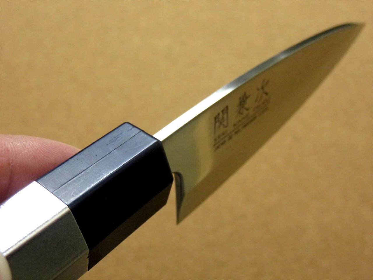 Japanese Kitchen Deba Knife 4.1 inch Aluminum Handle Single edged SEKI JAPAN