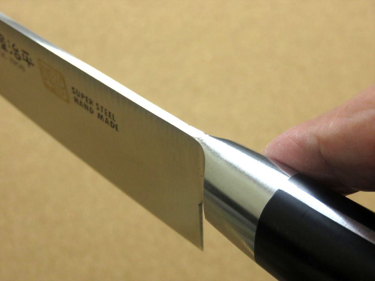 Japanese SETO ISEYA-F Kitchen Gyuto Chef's Knife 7.1" Micarta Bolster SEKI JAPAN