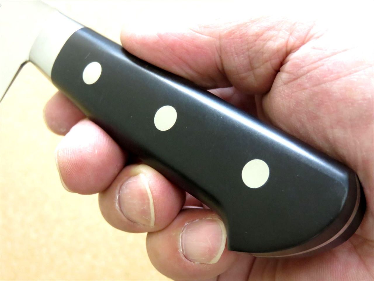 Japanese SETO ISEYA-F Kitchen Gyuto Chef's Knife 7.1" Micarta Bolster SEKI JAPAN