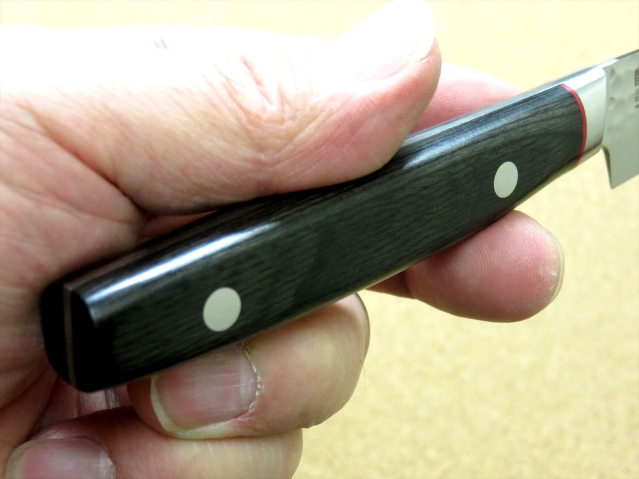 Japanese PRO-J Kitchen Petty Utility Knife 120mm 4.7" Hammer Forged SEKI JAPAN