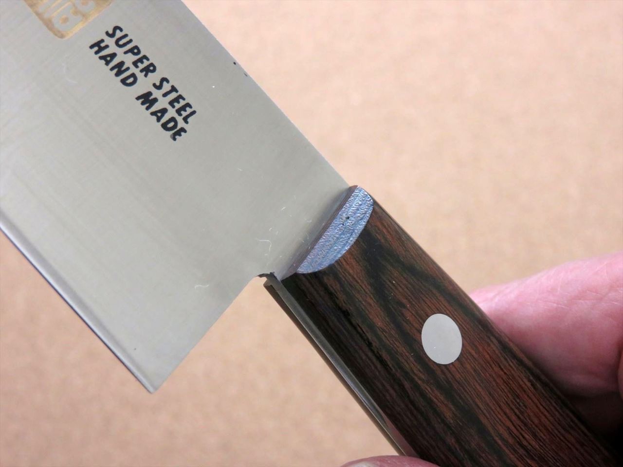 Japanese SETO ISEYA-E Kitchen Gyuto Chef's Knife 180mm 7.1" Mahogany SEKI JAPAN