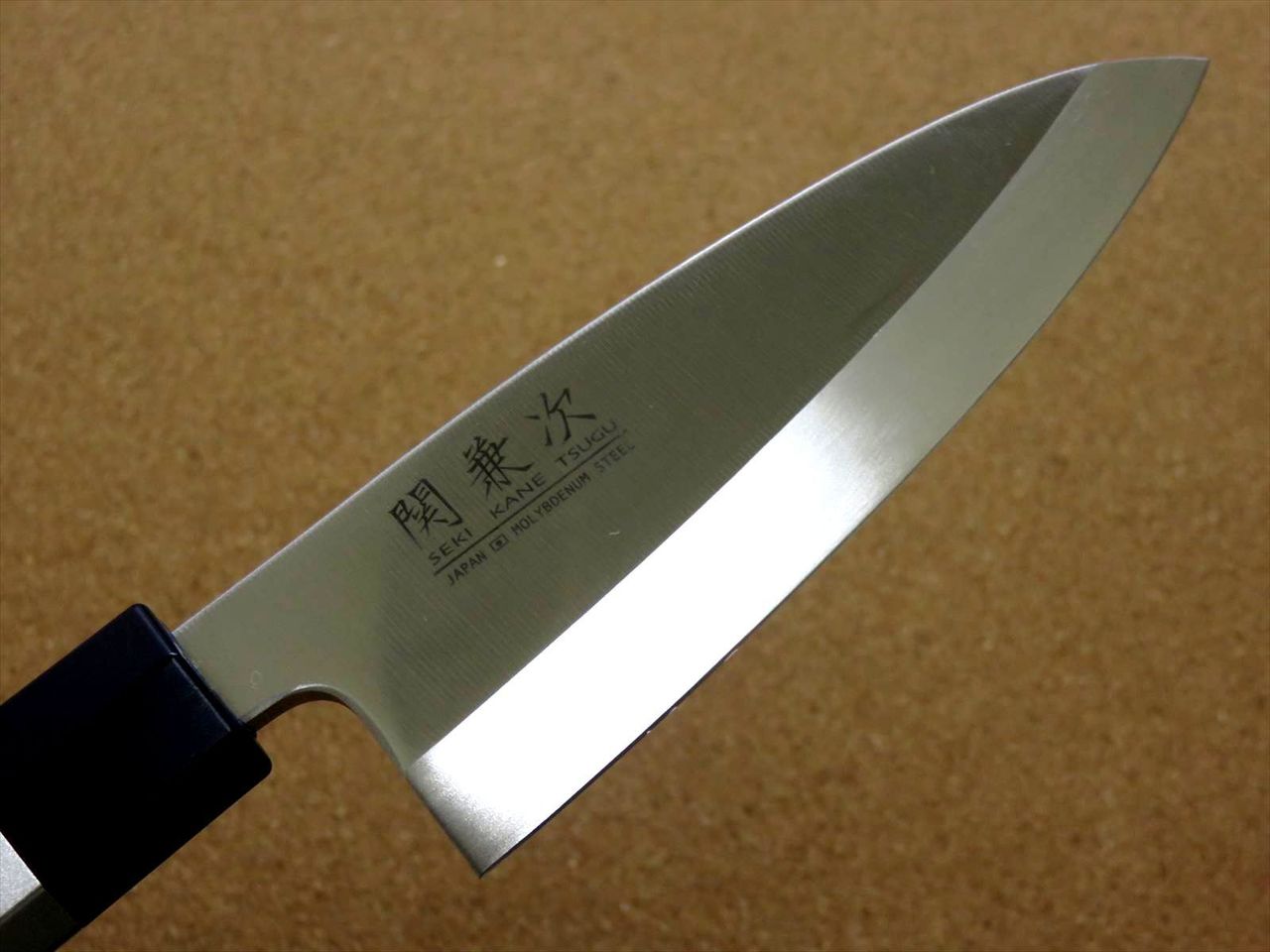 Japanese Kitchen Deba Knife 4.7 inch Aluminum Handle Single edged SEKI JAPAN