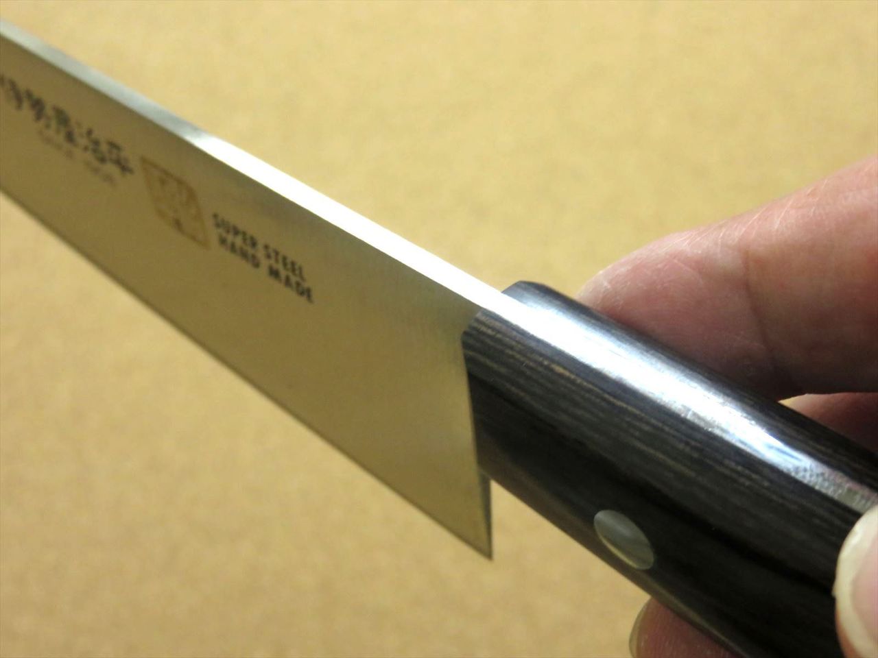 Japanese SETO ISEYA-D Kitchen Gyuto Chef's Knife 8.3" Black packer SEKI JAPAN