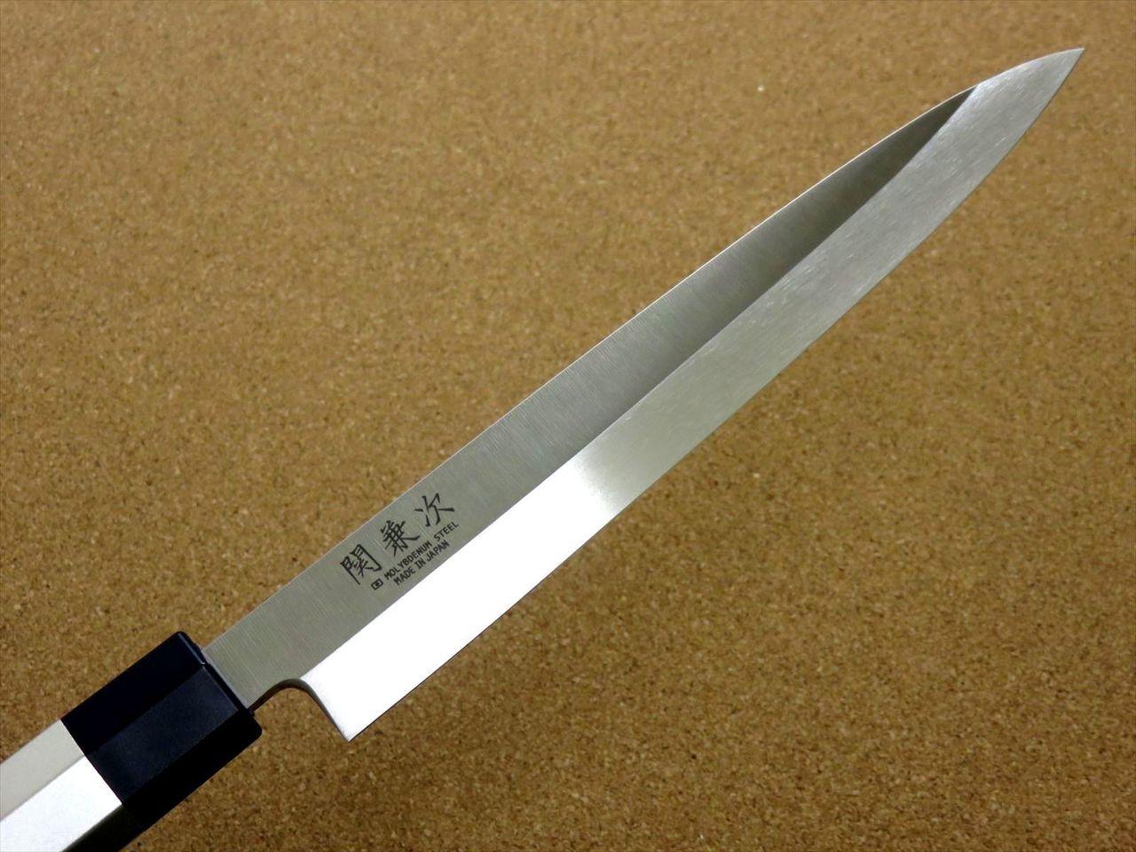 Japanese Kitchen Sashimi Knife 8.3 inch Aluminum Handle Single edged SEKI JAPAN