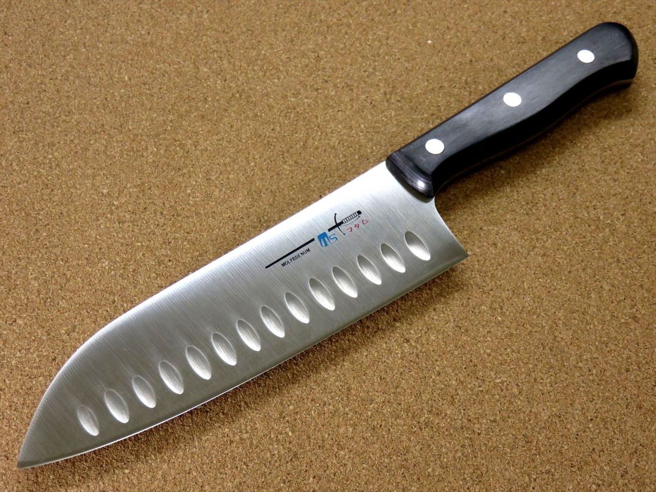 Japanese Kitchen Dimple Santoku Knife 170mm 6.7 inch Meat Fish cut SEKI JAPAN