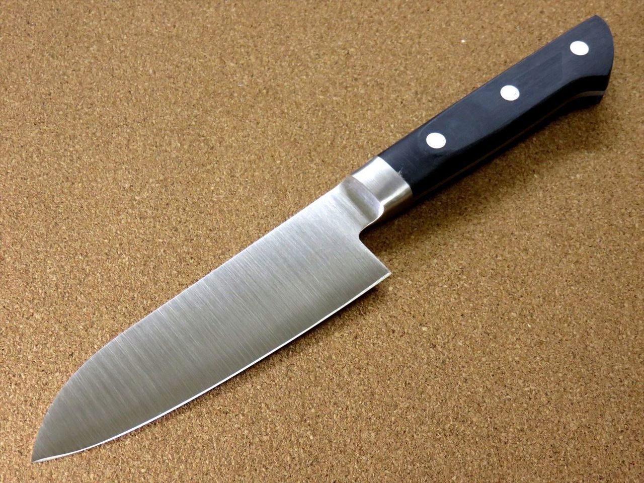 Japanese Masamune Kitchen Small Santoku Knife 135mm 5.3 inch Bolster SEKI JAPAN