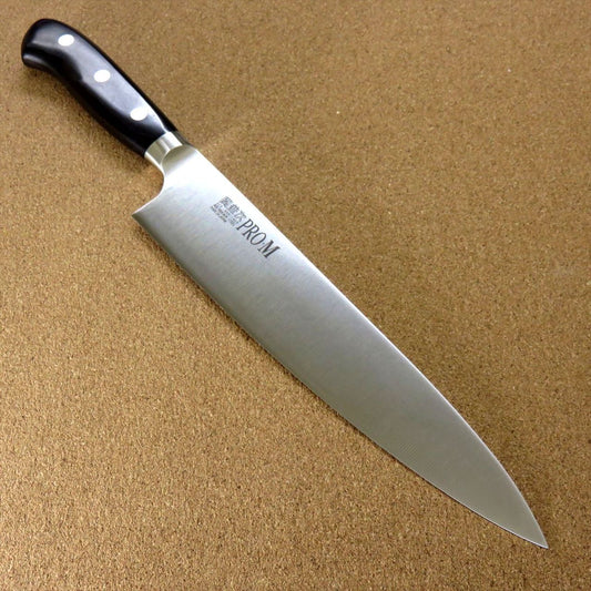 Japanese PRO-M Kitchen Gyuto Chef's Knife 9.4 inch Meat Fish cutting SEKI JAPAN