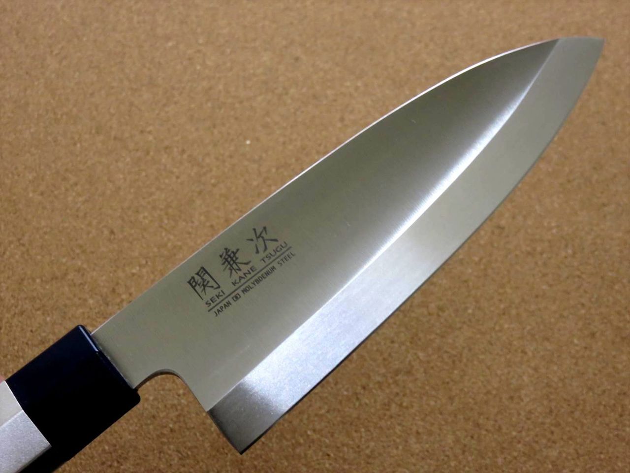 Japanese Kitchen Deba Knife 6.5 inch Aluminum Handle Single edged SEKI JAPAN