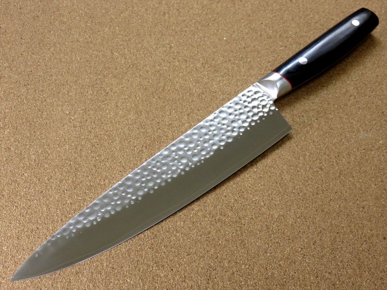 Japanese PRO-J Kitchen Gyuto Chef's Knife 230mm 9 inch Hammer Forged SEKI JAPAN