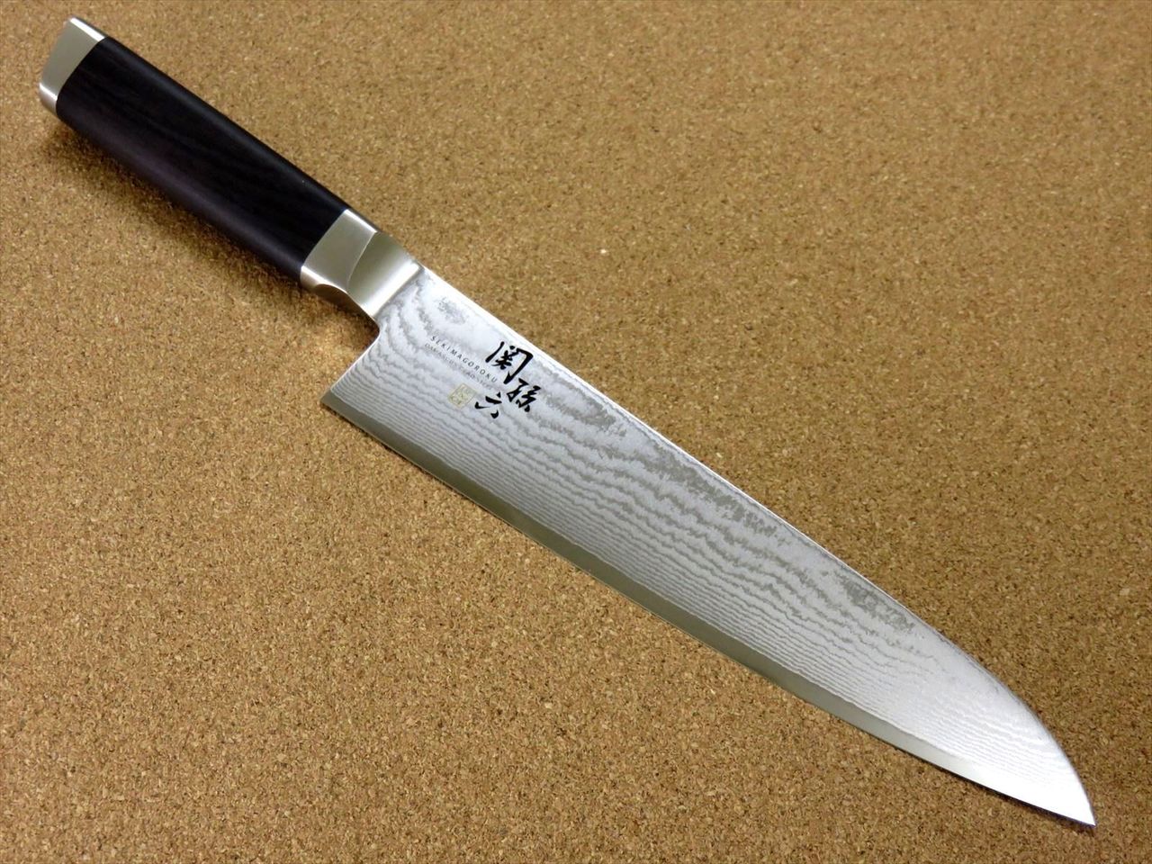 Japanese KAI MAGOROKU Kitchen Gyuto Chef's Knife 210mm 8 in Damascus steel JAPAN