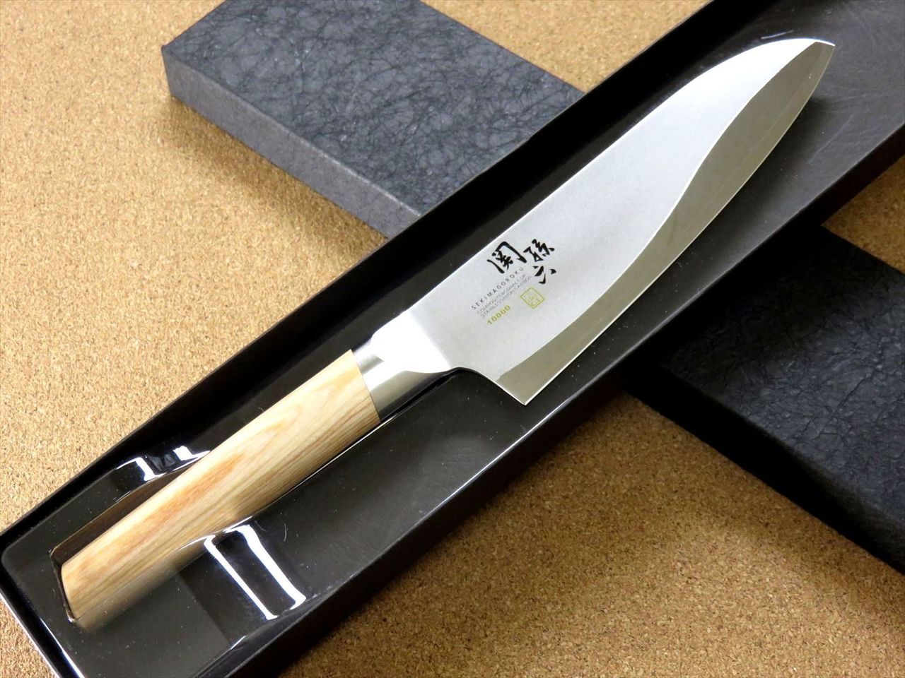 Japanese KAI SEKI MAGOROKU Kitchen Santoku Knife 165mm 6.5 inch 3 Layers JAPAN