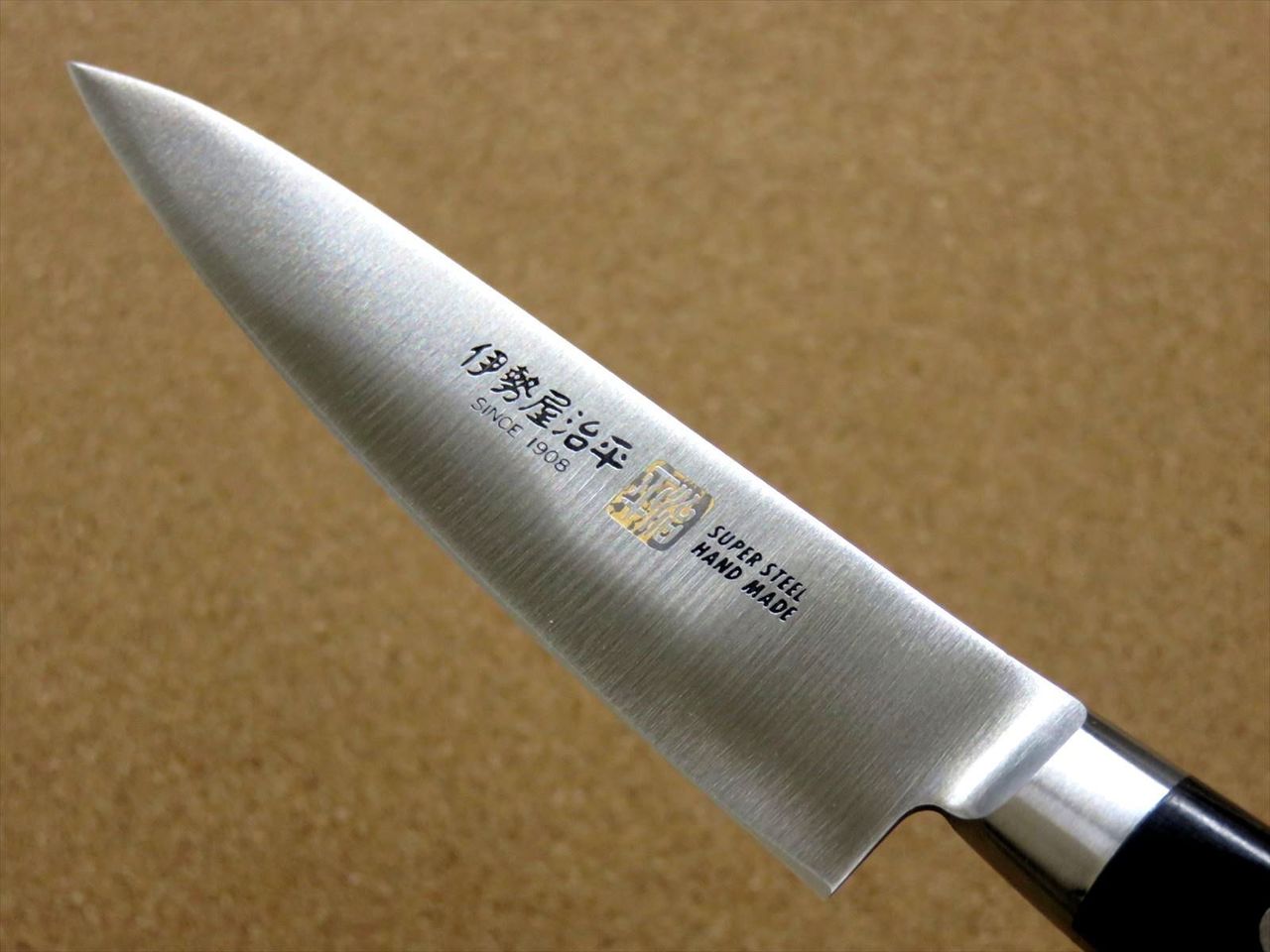 Japanese SETO ISEYA-A Kitchen Petty Utility Knife 120mm 4.7" Bolster SEKI JAPAN