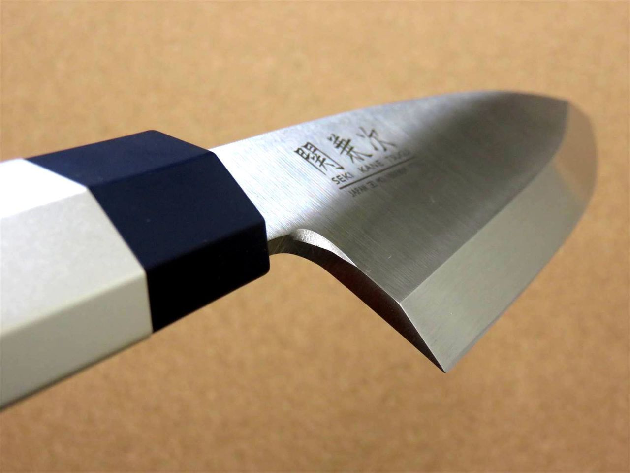 Japanese Kitchen Deba Knife 5.9 inch Aluminum Handle Single edged SEKI JAPAN