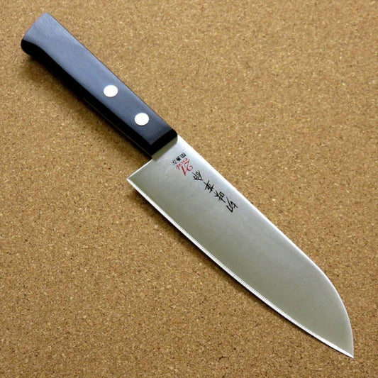 Japanese Kitchen Santoku Knife 5.3 inch Household use Serrated blade SEKI JAPAN