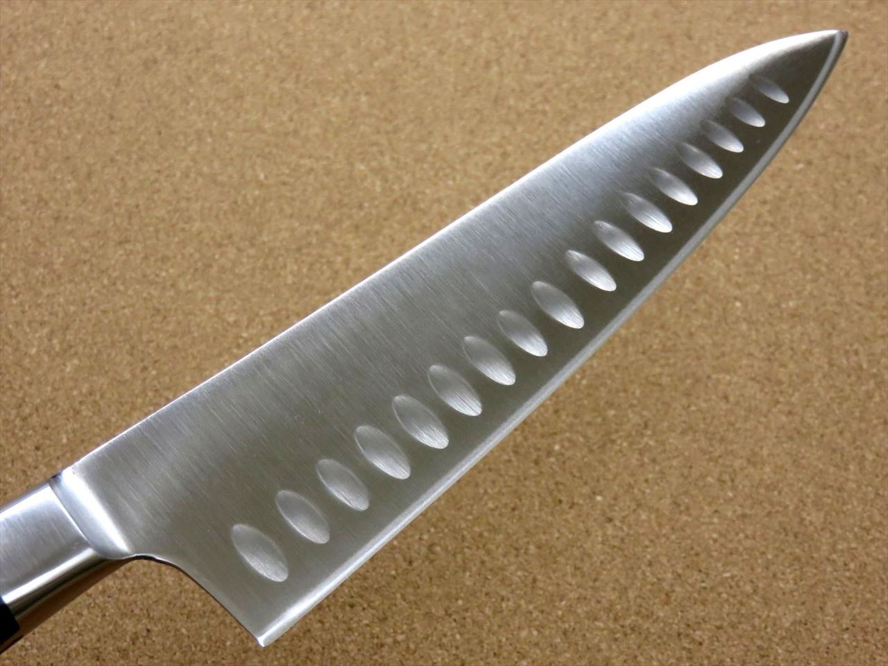 Japanese Kitchen Dimple Gyuto Chef Knife 205mm 8 inch Bolster Handle SEKI JAPAN