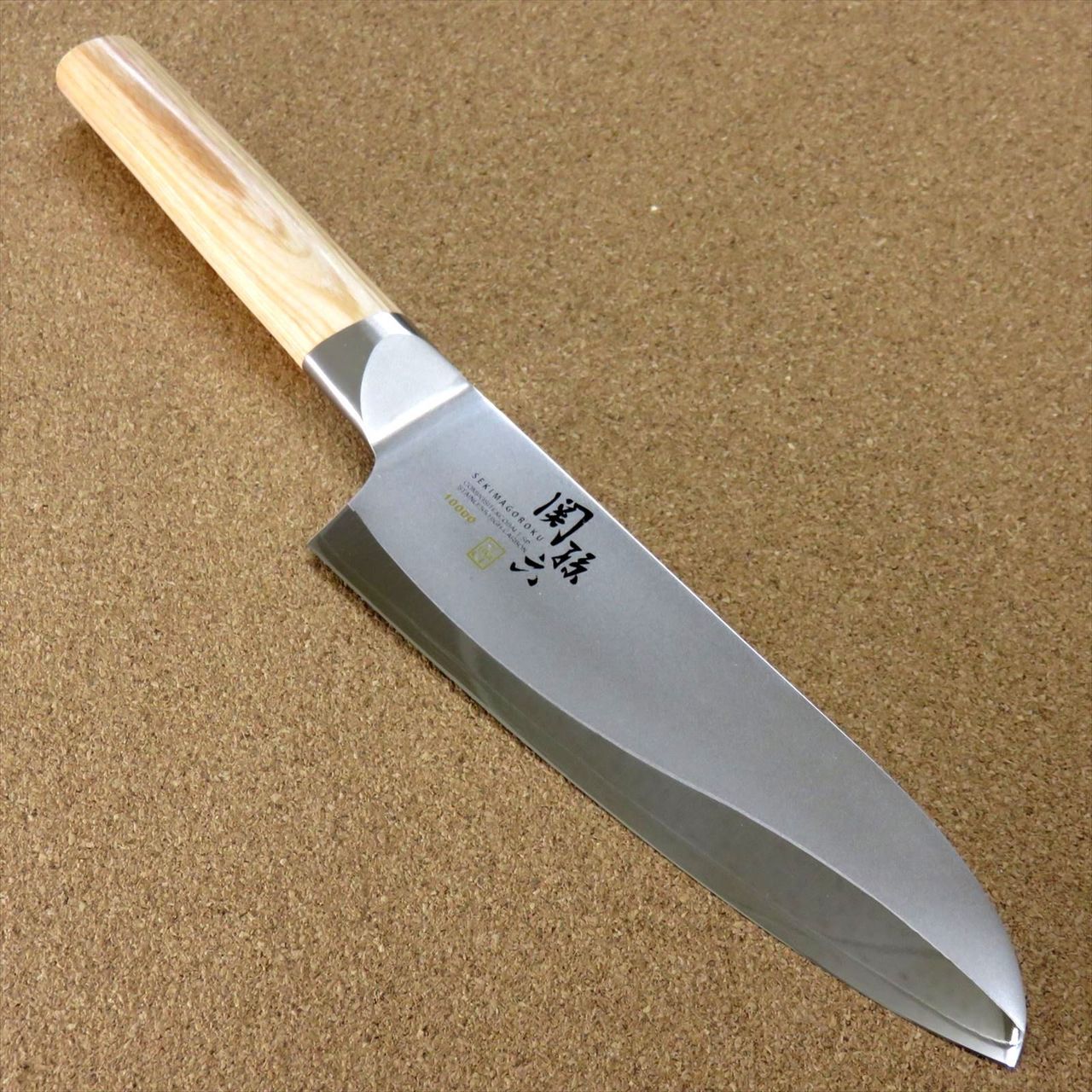 Japanese KAI SEKI MAGOROKU Kitchen Santoku Knife 165mm 6.5 inch 3 Layers JAPAN