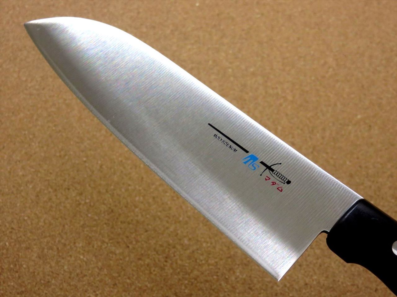 Japanese Kitchen Santoku Knife 170mm 6.7 inch Round handle SEKI JAPAN Japonais