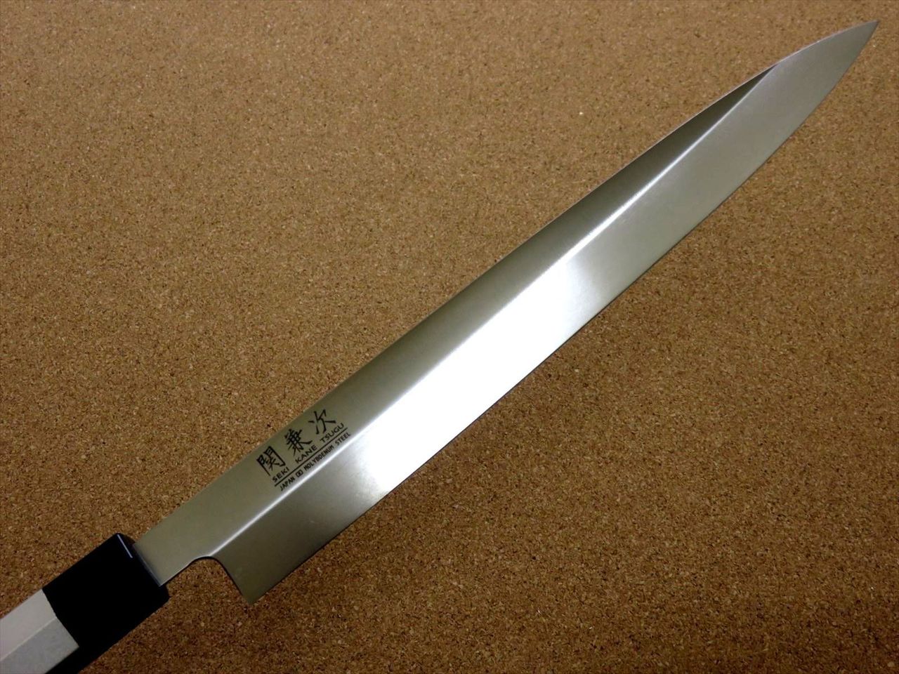 Japanese Kitchen Sashimi Knife 10.6 inch Aluminum Handle Single edged SEKI JAPAN