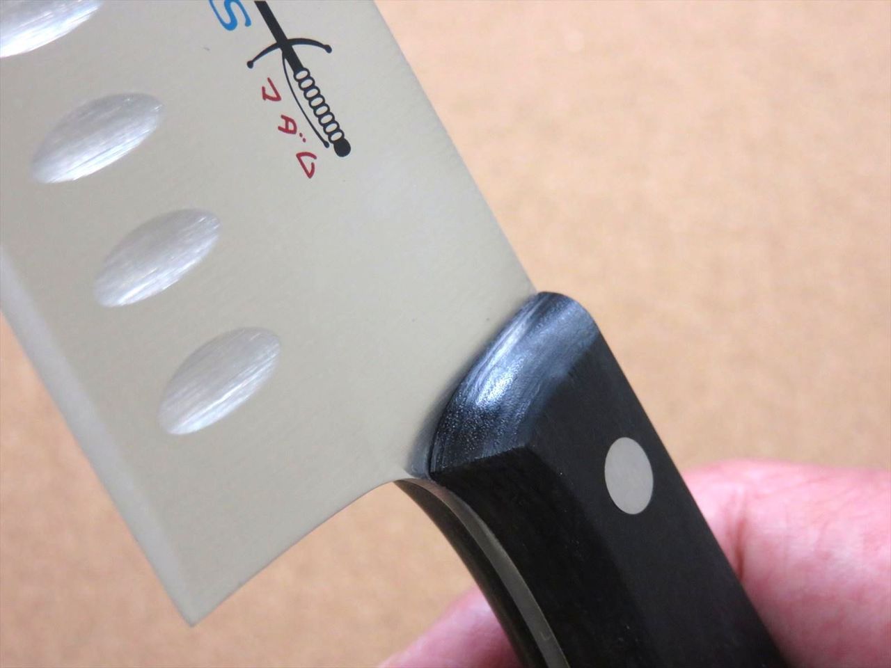 Japanese Kitchen Dimple Santoku Knife 170mm 6.7 inch Meat Fish cut SEKI JAPAN