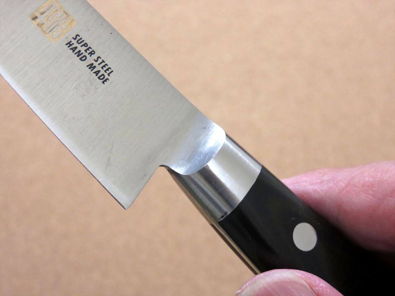 Japanese SETO ISEYA-F Kitchen Utility Knife 4.7 inch Micarta Bolster SEKI JAPAN