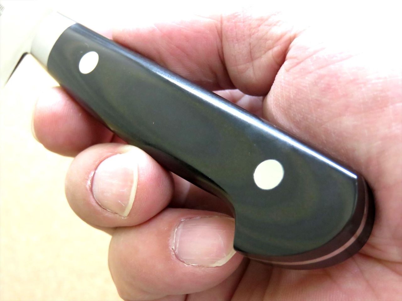Japanese SETO ISEYA-F Kitchen Utility Knife 4.7 inch Micarta Bolster SEKI JAPAN