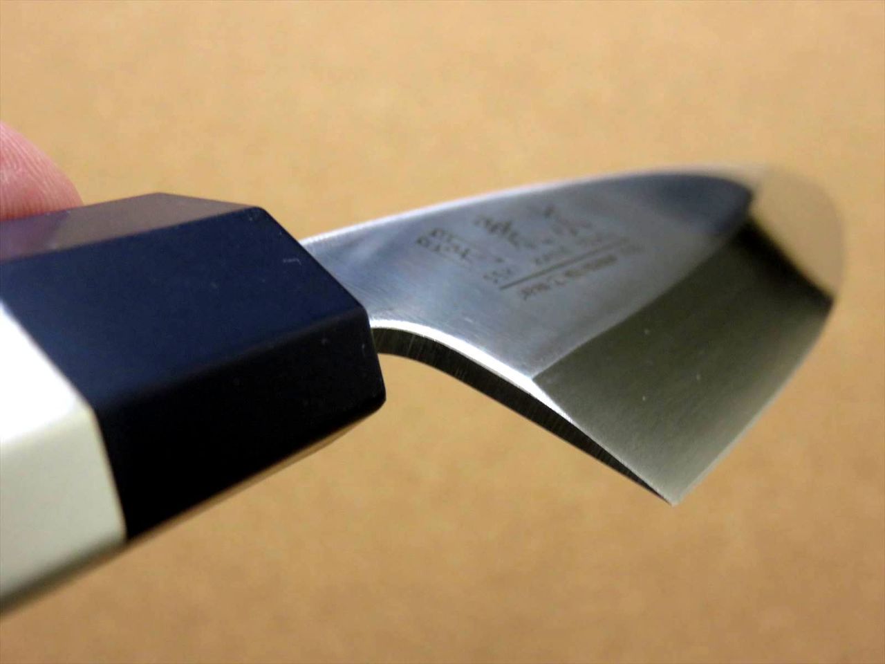 Japanese Kitchen Deba Knife 4.1 inch Aluminum Handle Single edged SEKI JAPAN