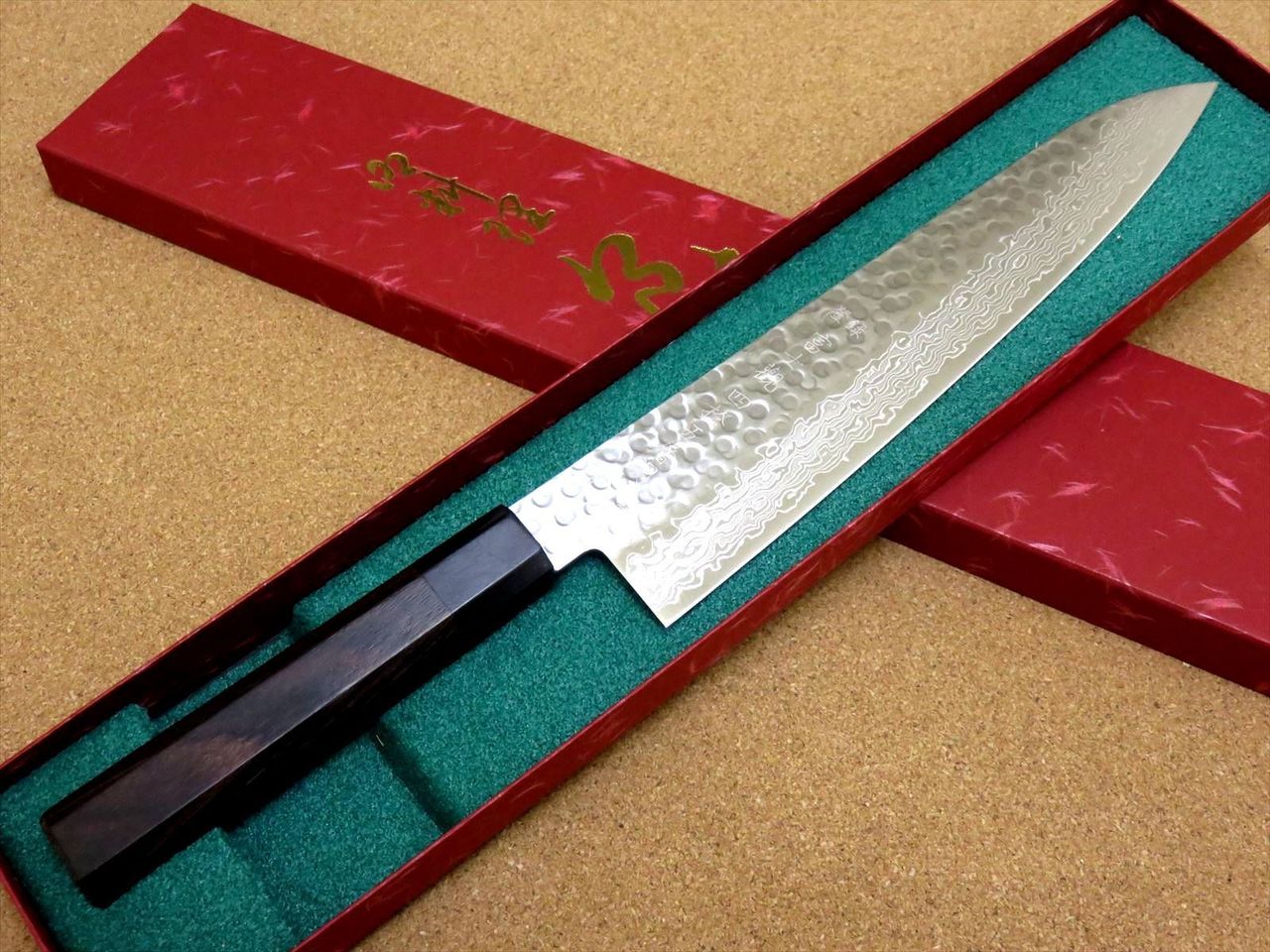 Japanese Kitchen Gyuto Chef's Knife 240mm 9.4 inch Damascus 45 Layers SEKI JAPAN