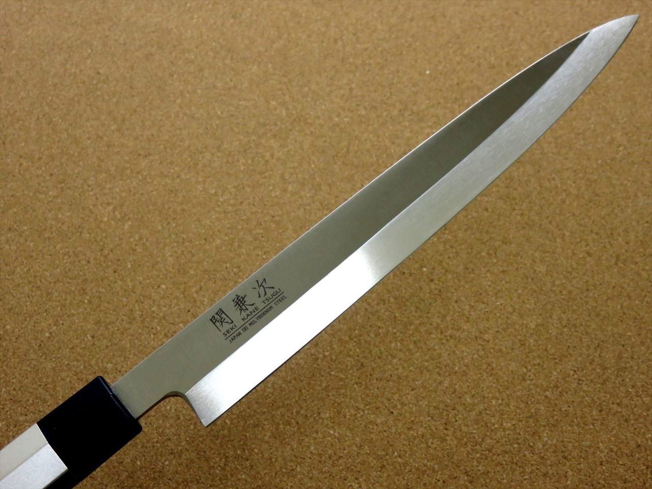 Japanese Kitchen Sashimi Knife 9.4 inch Aluminum Handle Single edged SEKI JAPAN