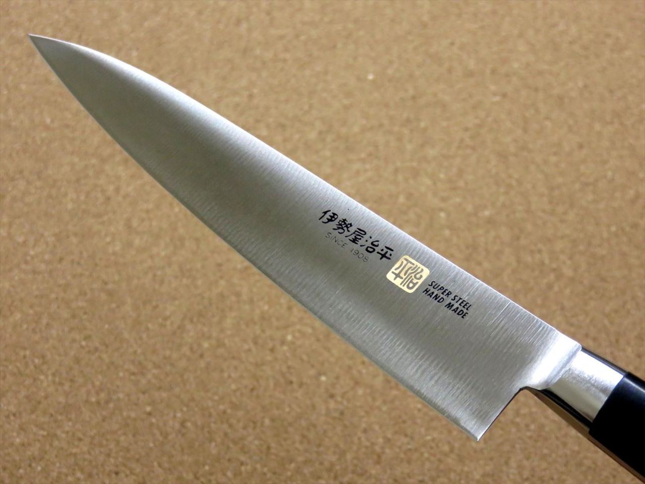 Japanese SETO ISEYA-F Kitchen Utility Knife 5.9 inch Micarta Bolster SEKI JAPAN