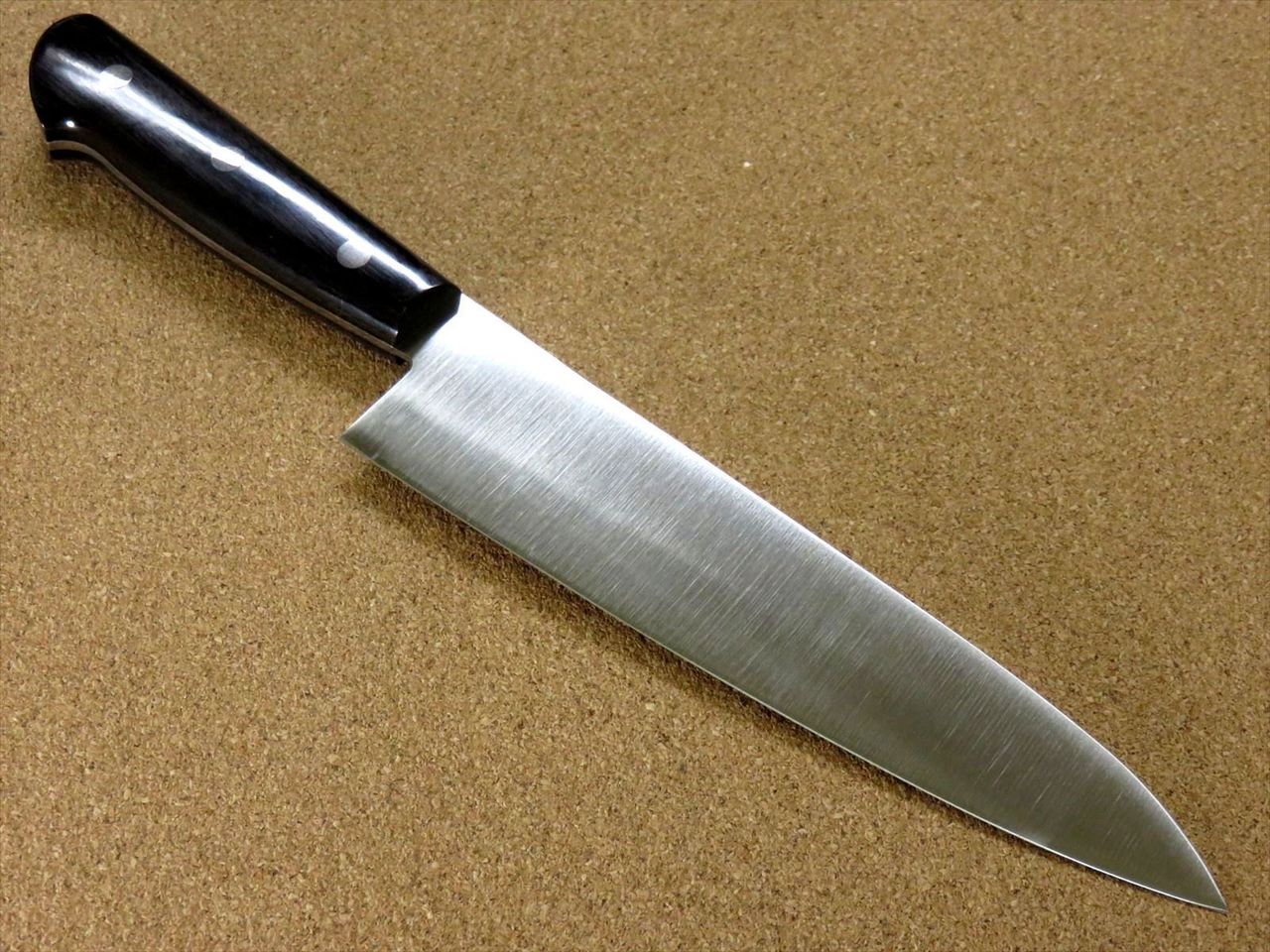 Japanese SETO ISEYA-D Kitchen Gyuto Chef's Knife 7.1" Black packer SEKI JAPAN