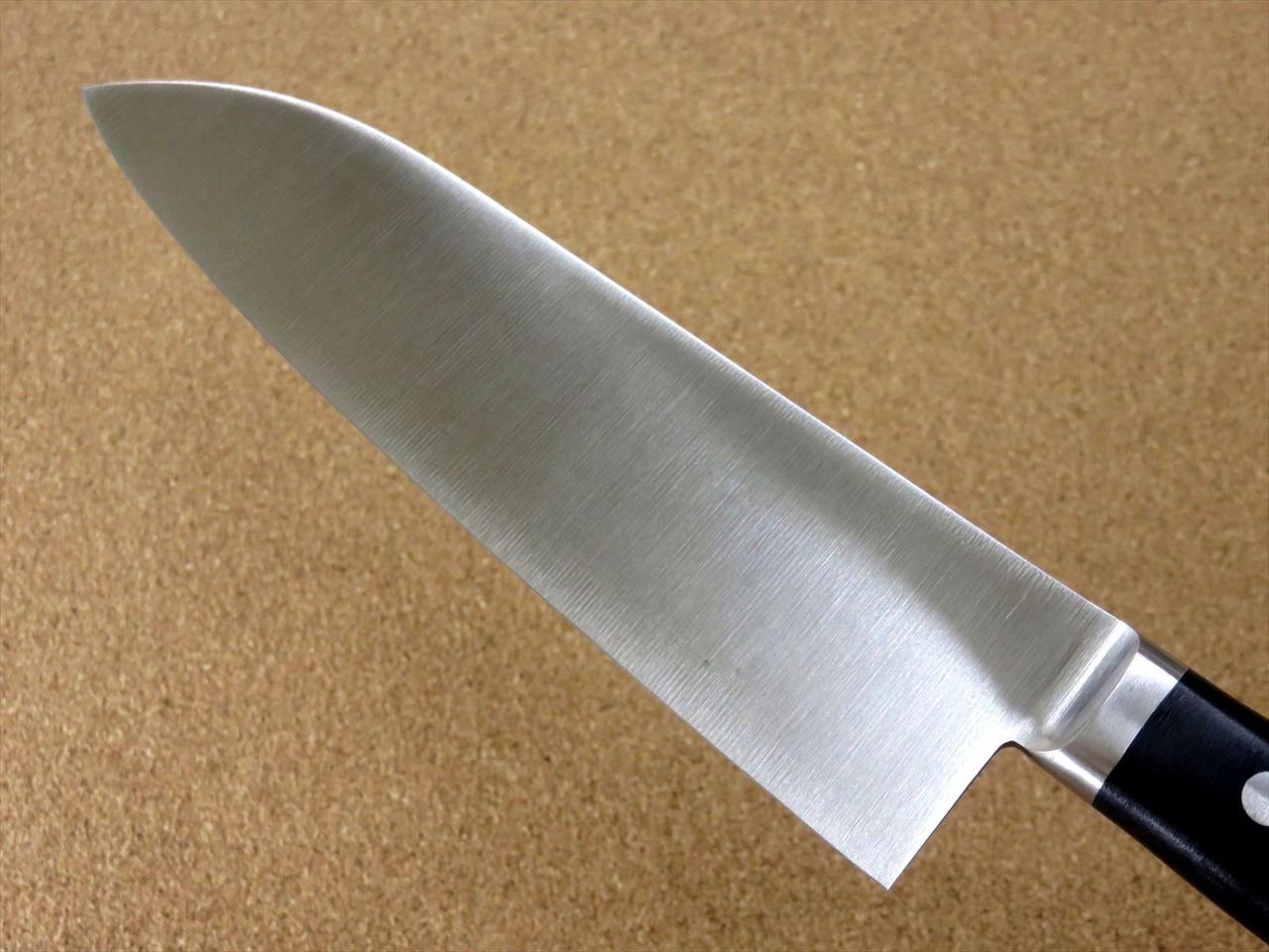 Japanese Masahiro Kitchen Santoku Knife 6.9 inch MV Honyaki Meat Fish SEKI JAPAN