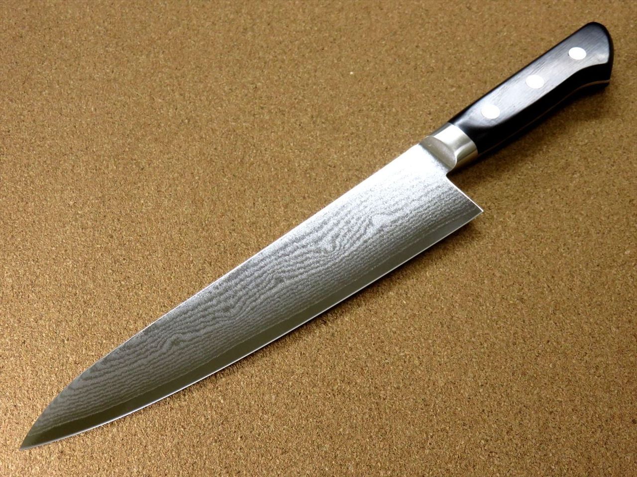 Japanese Kanetsune Kitchen Gyuto Chef Knife 210mm 8.3" VG-10 Damascus SEKI JAPAN