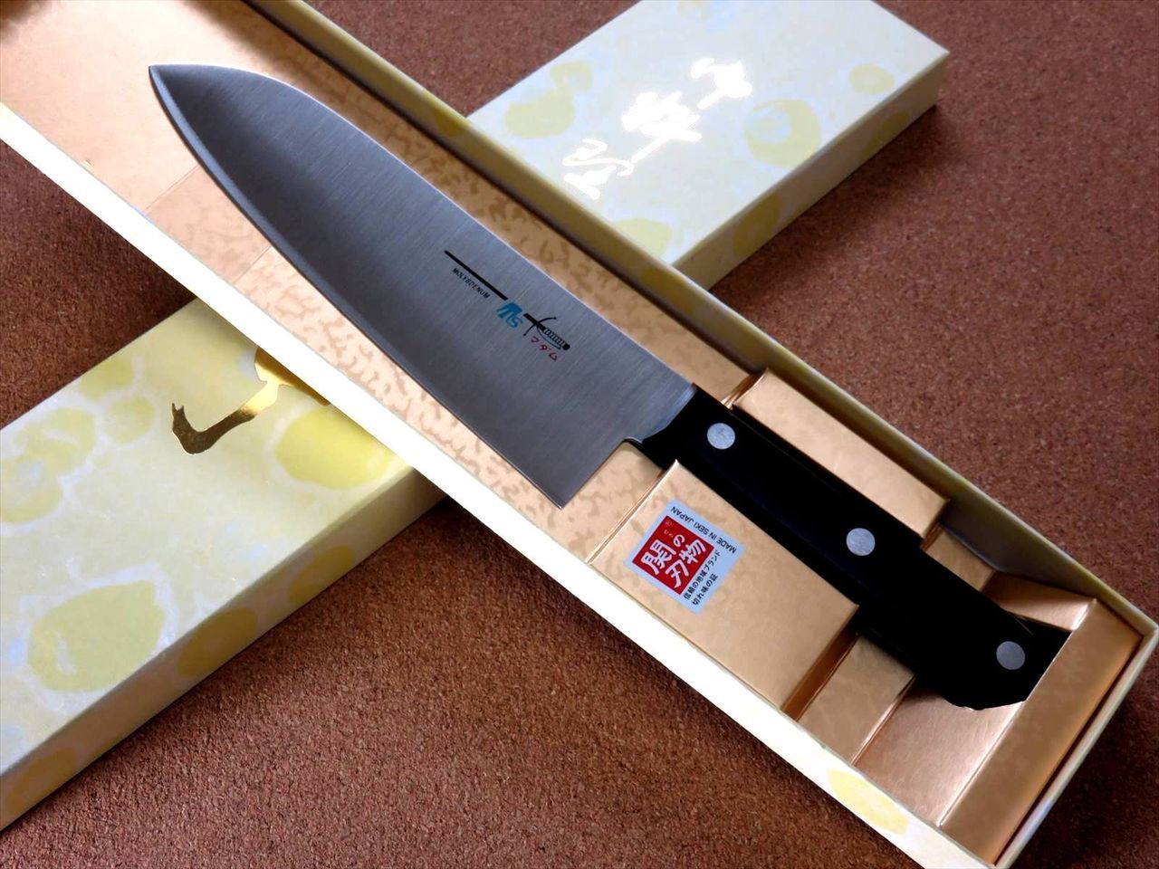 Japanese Kitchen Santoku Knife 170mm 6.7 inch Meat Fish cutting SEKI JAPAN Japon