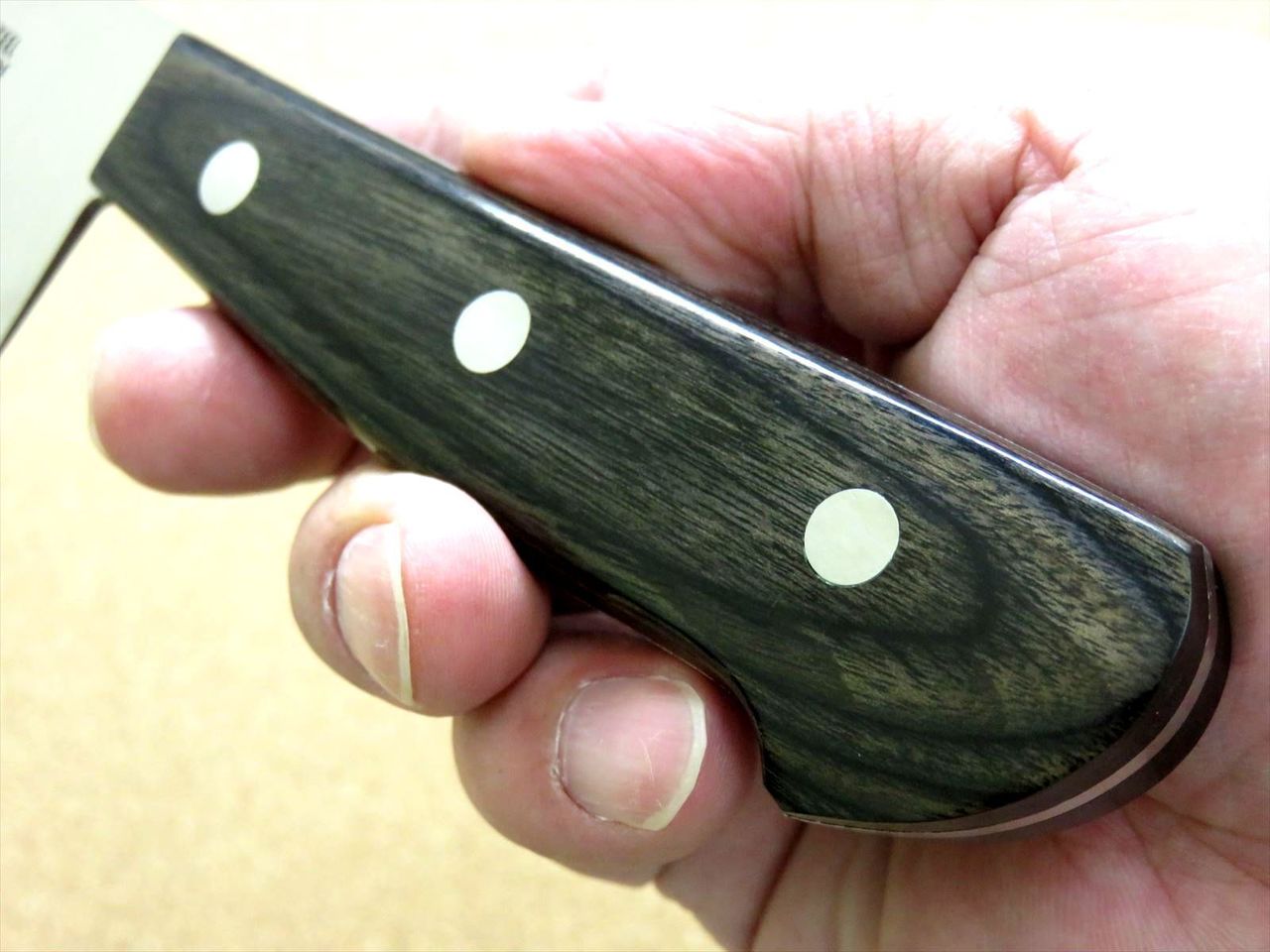 Japanese SETO ISEYA-D Kitchen Gyuto Chef's Knife 8.3" Black packer SEKI JAPAN